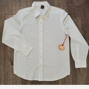 Buki Power Oxford White Shirt. Men's Size M.